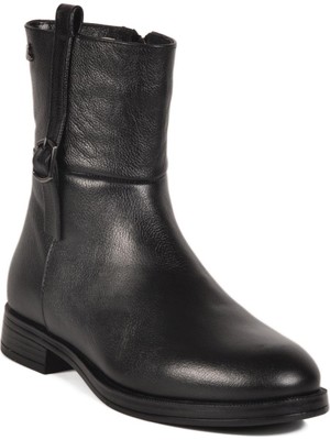 Venüs 2552701K Z Siyah Hakiki Deri Kadın Bot