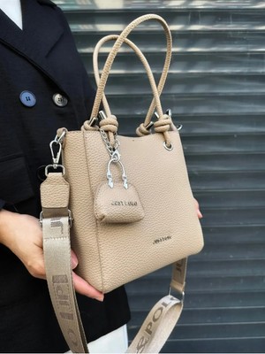 Just Polo Kadın Orijinal Lüks Yumuşak Deri Ayarlanabilir Askılı El ve Omuz Çantası