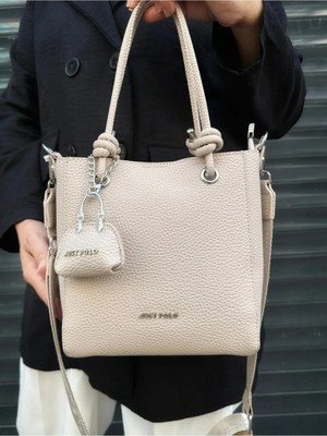 Just Polo Kadın Orijinal Lüks Yumuşak Deri Ayarlanabilir Askılı El ve Omuz Çantası