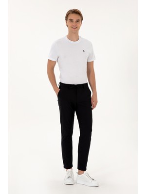 U.S. Polo Assn. Erkek Lacivert Slim Fit Kanvas / Chino Pantolon 50317289-VR033