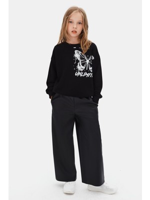 Nk Kız Çocuk Nova Pantolon 8-14 Yaş Siyah