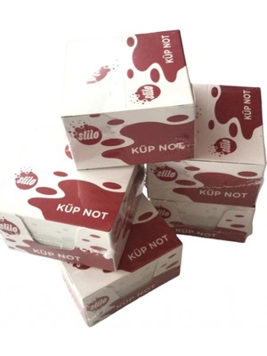 Stilo Küp Blok Beyaz ( 9 * 9 Cm) ( 5 Adet )