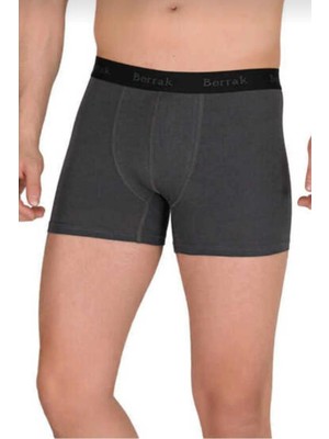 Berrak 4476 Erkek Modal Likralı Boxer Tekli