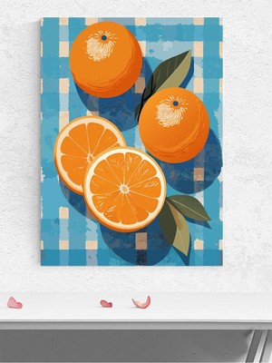 Citrus Symphony, Narenciye Senfonisi Natürmort Mutfak Poster - Afiş - Dekoratif Duvar Poster