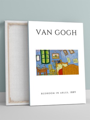 Van Gogh, Bedroom In Arles, Arles'taki Yatak Odası, Sanatsal Kanvas Tablo - Tuval Tablo