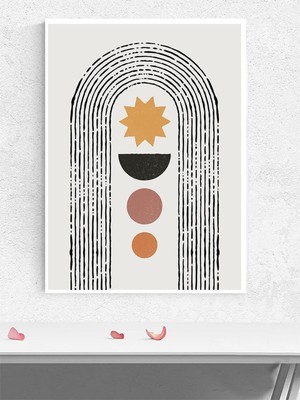 Prism Of Sun, Güneş Prizması Soyut Sanat Sanatsal Poster - Afiş - Dekorasyon