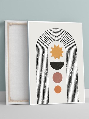 Prism Of Sun, Güneş Prizması Soyut Sanat Kanvas Tablo - Tuval Tablo, Sanatsal Dekorasyon