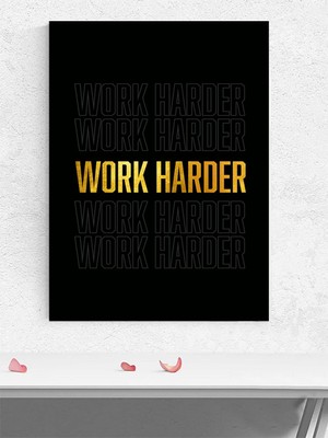 Golden Grind, Altın Çaba Sıkı Çalış Motivasyon Poster - Afiş - Ofis, Çalışma Odası Dekorasyon