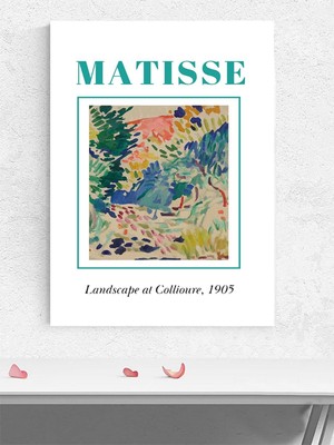 Matisse Landscape At Collioure Manzarası Sanatsal Poster - Afiş - Dekoratif Duvar Poster