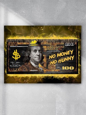 Money King, Para Kralı, Zenginlik, Servet, Dolar Motivasyon Poster - Afiş - Ofis, Çalışma Odası