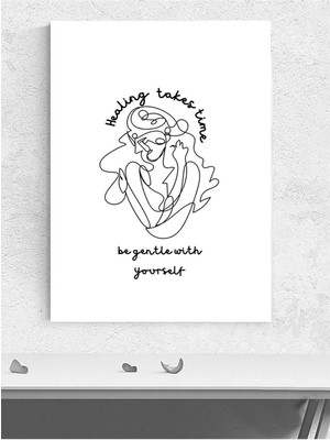 Healing Time, Iyileşme Zamanı Motivasyon Poster - Afiş - Ofis, Çalışma Odası Dekorasyon