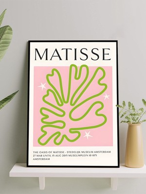 Matisse, The Oasis Of Matisse, Matisse Vahası, Fovizm Sanatsal Çerçeveli Tablo - Çerçeveli Poster