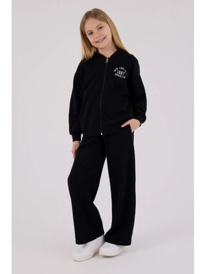 Rolypoly Kız Çocuk Eşofman Takım 9-15 Yaş Siyah