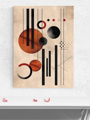 Echoes, Yankılar Soyut Sanat Sanatsal Poster - Afiş - Dekorasyon