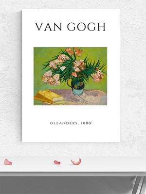 Van Gogh, Oleanders, Zakkum Çiçekleri, Izlenimcilik Sanatsal Poster - Afiş - Dekoratif Duvar Poster