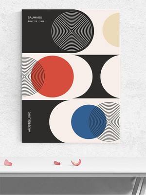 Bauhaus: Ausstellung, Sergi, Bauhaus Sanatı. Sanatsal Poster - Afiş - Dekoratif Duvar Poster