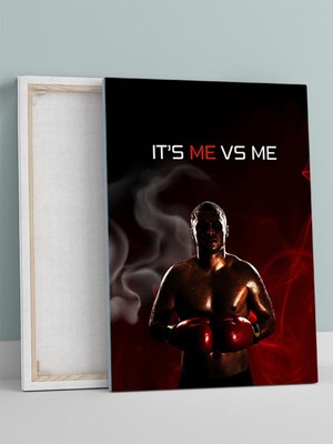Fight Within, Iç Mücadele Motivasyon Kanvas Tablo, Tuval, Ofis, Çalışma Odası Dekorasyon