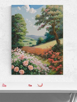 Garden Whispers, Bahçe Fısıltıları, Izlenimci Sanat Sanatsal Poster - Afiş - Dekorasyon