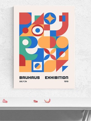 Bauhaus Sergisi, Bauhaus Sergisi, Soyut Sanat. Sanatsal Poster - Afiş - Dekoratif Duvar Poster