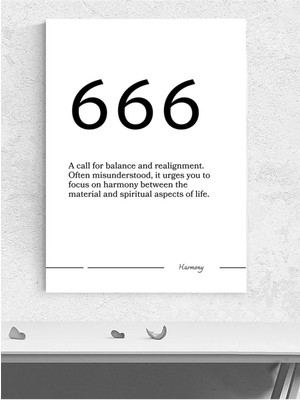 Harmony, 666 Uyum Manifest, Olumlama, Mantra, Spiritüel, Meditasyon Poster, Afiş