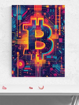 Crypto Circuit, Kripto Para Bitcoin Devresi Motivasyon Poster - Afiş - Ofis,çalışma Odası Dekorasyon