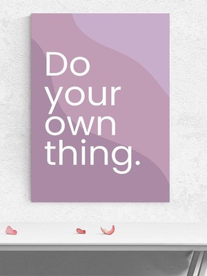 Do It, Kendi Bildiğini Yap Motivasyon Poster - Afiş - Ofis, Çalışma Odası Dekorasyon