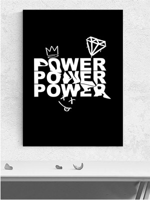 Power Up, Güçlen Motivasyon Poster - Afiş - Ofis, Çalışma Odası Dekorasyon