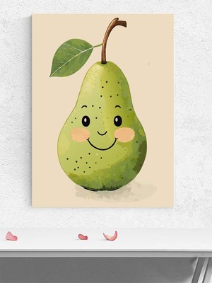 Mutlu Armut Bebek Odası Poster, Afiş, Kreş Çocuk Odası Dekorasyon, Yenidoğan Hediye