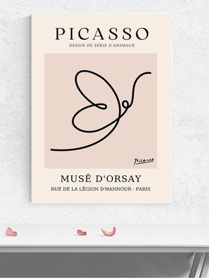 Picasso Serie D'animaux, Hayvan Serisi Çizimleri Sanatsal Poster - Afiş - Dekoratif Duvar Poster