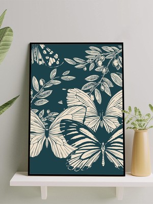 Wings, Kanatlar Doğal Sanat Çerçeveli Tablo - Çerçeveli Poster, Sanatsal Dekorasyon