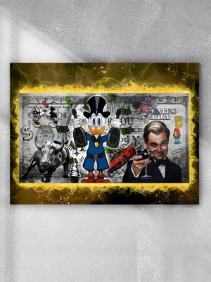 Para Hayalleri, Zenginlik, Servet, Dolar Motivasyon Poster - Afiş - Ofis, Çalışma Odası Dekorasyon