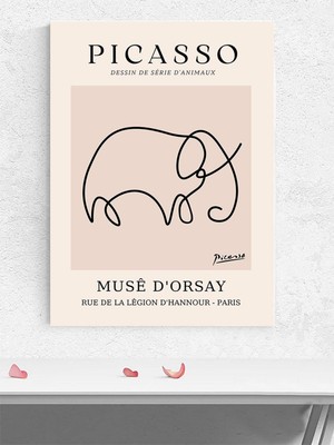 Picasso Animal Series, Fil Sanatsal Poster - Afiş - Dekoratif Duvar Poster
