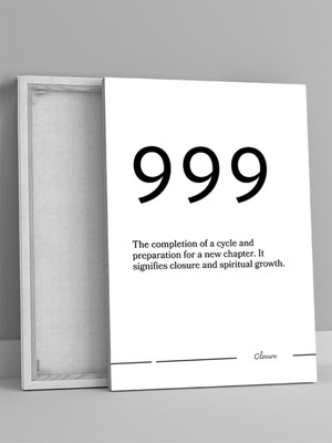 Closure, 999 Kapama Manifest, Olumlama, Mantra, Spiritüel, Meditasyon Kanvas Tablo - Tuval Tablo