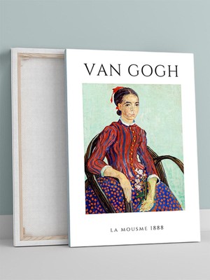 Van Gogh, La Mousmé 1888, La Mousmé, Izlenimcilik Sanatsal Kanvas Tablo - Tuval Tablo
