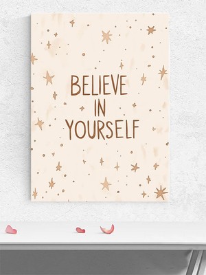 Yıldız Güveni Bebek Odası Poster, Afiş, Kreş Çocuk Odası Dekorasyon, Yenidoğan Hediye