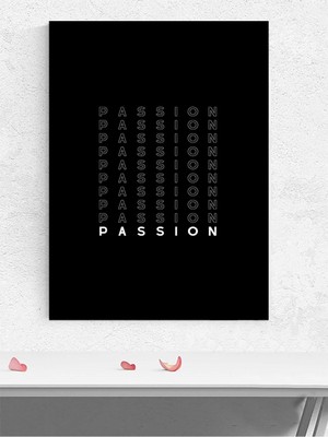 Passion Prints, Tutku Izleri Motivasyon Poster - Afiş - Ofis, Çalışma Odası Dekorasyon