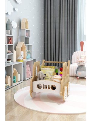 Happy Walker Ilk Adım Arabası-Yürüme Arkadaşı-Oyuncak Organizer