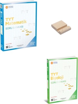 ÜçDörtBeş Yayınları TYT Matematik ve Biyoloji Soru Bankası - Telefon Tutucu