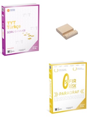 ÜçDörtBeş Yayınları TYT Türkçe ve Paragraf Sıfır Risk Soru Bankası - Telefon Tutucu