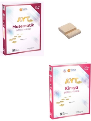 ÜçDörtBeş Yayınları AYT Matematik ve Kimya Soru Bankası - Telefon Tutucu
