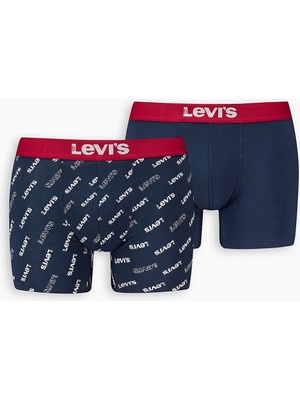 Levi's Streç Pamuklu 2 Pack Boxer Erkek Boxer 37149