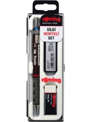 Rotring Tikky Versatil Kahverengi 3 Lü Okul Seti Silgi Hediye