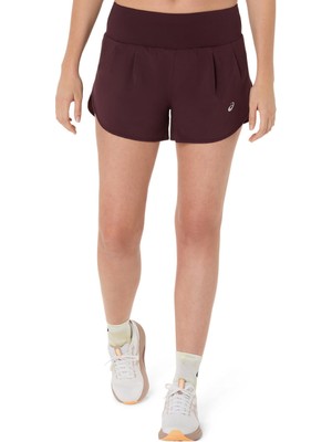 Asics Road 3.5ın Short Kadın Bordo Şort 2012C965-601