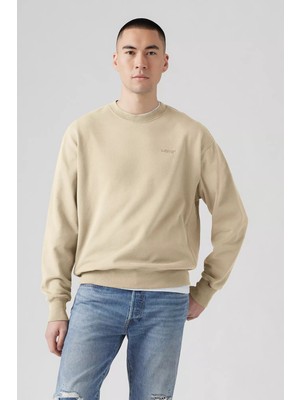 Levi's Pamuklu Relaxed Fit Bisiklet Yaka Logolu Sweat Erkek Sweat A9244