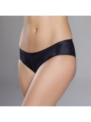 Moonlight 5000 Siyah Pamuklu Lazer Kesim Iz Yapmaz Slip