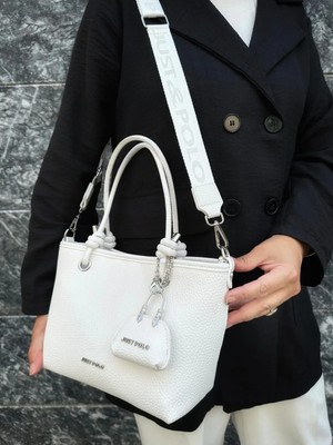 Just Polo Kadın Yeni Sezon Yumuşak Deri Ayarlanabilir Askılı Lüks El ve Omuz Çantası