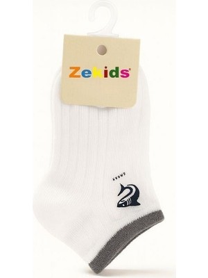 Erkek Çocuk Yunus Desenli Pamuklu Patik Çorap