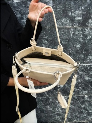 Just Polo Kadın Yeni Sezon Yumuşak Deri Ayarlanabilir Askılı Lüks El ve Omuz Çantası