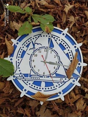 Ahşap Duvar Saati 40X40