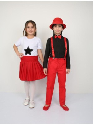 Erkek Çocuk Alt Üst Tshirt Pantolon Takim 23 Nisan